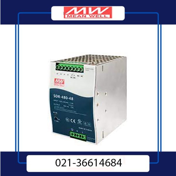 منبع تغذیه ریلی مین ول کد SDR-480-48 نم